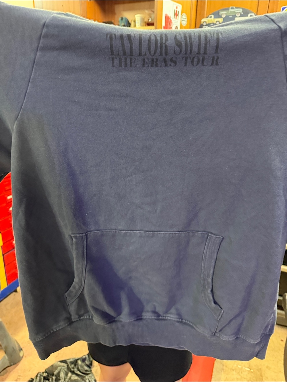 Taylor Swift Navy Blue The Eras Tour Pullover Hoodie